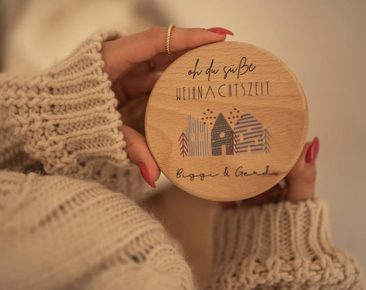 Personalized storage jar for Christmas